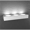 TopLight PLATE APPLIQUE 3 LUCI MONOEMISSIONE BIANCO 1129-A3-BI