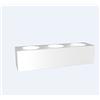TopLight PLATE APPLIQUE 6 LUCI BIEMISSIONE BIANCO 1129-A6-BI