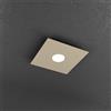 TopLight PLATE PLAFONIERA 1 LUCE SABBIA 1129-PL1-SA