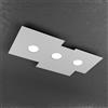 TopLight PLATE PLAFONIERA 3 LUCI GRIGIO 1129-PL3 R-GR