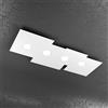 TopLight PLATE PLAFONIERA 4 LUCI RETTANGOLARE BIANCO 1129-PL4 R-BI