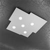 TopLight PLATE PLAFONIERA 5 LUCI GRIGIO 1129-PL5-GR