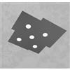 TopLight PLATE PLAFONIERA 5 LUCI GRIGIO ANTRACITE 1129-PL5-GA