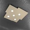 TopLight PLATE PLAFONIERA 5 LUCI SABBIA 1129-PL5-SA