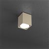 TopLight PLATE PLAFONIERA TUBO H.10 1 LUCE SABBIA 1129-PL10-SA