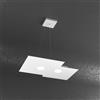 TopLight PLATE SOSPENSIONE 2 LUCI BIANCO 1129-S2 R-BI