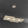 TopLight PLATE SOSPENSIONE 3 LUCI SABBIA 1129-S3 R-SA