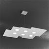 TopLight PLATE SOSPENSIONE 6 LUCI GRIGIO 1129-S6 R-GR