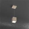TopLight PLATE SOSPENSIONE TUBO H.10 1 LUCE SABBIA 1129-S10-SA