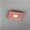 TopLight PATH PLAFONIERA 1 LUCE FOGLIA RAME 1141-PL1-FR