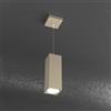 TopLight PLATE SOSPENSIONE TUBO H.25 1 LUCE SABBIA 1129-S25-SA