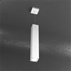 TopLight PLATE SOSPENSIONE TUBO H.50 1 LUCE BIANCO 1129-S50-BI