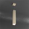 TopLight PLATE SOSPENSIONE TUBO H.50 1 LUCE SABBIA 1129-S50-SA