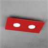 TopLight PATH PLAFONIERA 2 LUCI ROSSO 1141-PL2 R-RO