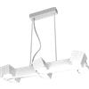 TopLight ROTATION SOSPENSIONE 6 LUCI ATTACCO GX53 ORIENTABILE BIANCO