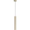 TopLight ROUND TUBE SOSPENSIONE 1 LUCE ATTACCO GU10 SABBIA CAVO CM250 CON BASE