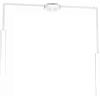 TopLight ROUND TUBE SOSPENSIONE 2 LUCI BIANCO CAVO CM.250 CON BASE 1174-S2-BI