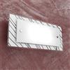 TopLight SCRAPS APPLIQUE GRANDE 2 LUCI ATTACCO E27 IN VETRO