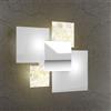 TopLight SHADOW-45 APPLIQUE-PLAFONIERA 4 LUCI FOGLIA ORO 1088-45-FO