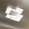 TopLight SHADOW-70 APPLIQUE-PLAFONIERA 4 LUCI FOGLIA ORO 1088-70-FO
