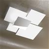 TopLight SHADOW-90 APPLIQUE-PLAFONIERA 4 LUCI BIANCA 1088-90-BI