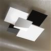 TopLight SHADOW-90 APPLIQUE-PLAFONIERA 4 LUCI NERA 1088-90-NE
