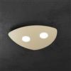 TopLight SHAPE APPLIQUE-PLAFONIERA 2 LUCI SABBIA 1143-2-SA