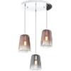 TopLight SOSPENSIONE CROMO TONDA 3 LUCI (2 RA + 1 CR) 1164CR-S3 T-RC