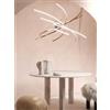 TopLight TORNADO SOSPENSIONE D.100 CM. GOLD 4000K 6874LM 88W 1163-S100 N-GO