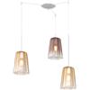 TopLight SOSPENSIONE BIANCO SPOSTABILE 3 LUCI (2 AM + 1 RA) 1164BI-S3 S-AR