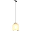 TopLight SOSPENSIONE CROMO 1 LUCE VETRO BETA AMBRA 1176CR-S1 BETA-AM