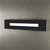 TopLight WALLY APPLIQUE-PLAFONIERA 70 CM. 1 LUCE NERO 1138-70-NE
