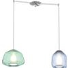 TopLight SOSPENSIONE CROMO 2 LUCI SPOSTABILE VETRI ALPHA VE + BETA BL 1176CR-S2 S AB-MC