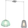TopLight SOSPENSIONE CROMO 2 LUCI SPOSTABILE VETRI ALPHA VE + GAMMA AM 1176CR-S2 S AG-MC