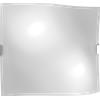 TopLight WING APPLIQUE PLAFONIERA 2 LUCI ATTACCO E27 IN VETRO 45CM