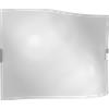 TopLight WING APPLIQUE PLAFONIERA 4 LUCI ATTACCO E27 IN VETRO 70CM