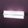 TopLight WOOD APPLIQUE CM.40 2 LUCI FOGLIA ARGENTO 1019-A40-FA