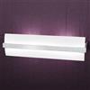 TopLight WOOD APPLIQUE CM.50 2 LUCI FOGLIA ARGENTO 1019-A50-FA