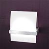 TopLight WOOD APPLIQUE MEDIA 1 LUCE FOGLIA ARGENTO 1019-AM-FA