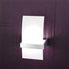 TopLight WOOD APPLIQUE PICCOLA 1 LUCE FOGLIA ARGENTO 1019-AP-FA