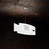 TopLight TETRIS COLOR SOSPENSIONE 55CM. 1 LUCE FOGLIA ARGENTO 1121-S55-FA