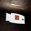 TopLight TETRIS COLOR SOSPENSIONE 75CM. 1 LUCE CORTEN 1121-S75-CO