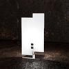 TopLight TETRIS LAMPADA DA TAVOLO 1 LUCE ATTACCO G9 IN VETRO E METALLO CROMO