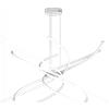 TopLight TORNADO SOSPENSIONE D.100 CM. BIANCO LUCE CALDA 3000K 1163-S100 C-BI