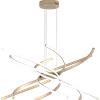 TopLight TORNADO SOSPENSIONE D.80 CM. GOLD CCT 3000+4000K 1163-S80 C-GO