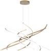TopLight TORNADO SOSPENSIONE D.80 CM. GOLD CCT 3000+4000K 1163-S80 N-GO