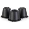 COOK CONCEPT Set di 3 Capsule Riutilizzabili Compatibili Nespresso Acciaio | Set di 3, riutilizzabili, filtro acciaio inox, compatibili Nespresso, caffè macinato e tè sfuso, cucchiaio pennello inclusi