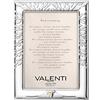 Valenti Argenti Cornice portafoto di Valenti. Cornice portafoto in Argento Laminato e Retro in Legno con Albero della Vita Ideale per Nozze d'oro. Le Dimensioni Sono 13x18 cm. La referenza è 51075 4l