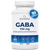 Bandini® GABA Integratore 750mg, 90 Capsule Vegan, Favorisce Sonno, Concentrazione, Rilassamento Fisico e Mentale, Acido Gamma-Aminobutirrico 750 mg per dose giornaliera, Per Stress e Ansia, 45 Giorni