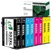 Greenjob 503XL Compatibili per Epson 503 XL Multipack per Expression Home XP-5200 XP-5205 XP5200 XP5205, Workforce WF-2960 WF-2965 WF2960 WF2965 WF-2960DWF WF-2965DWF (8 Pezzi)